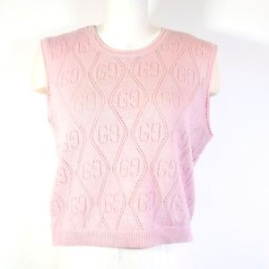 Gucci Knit Lilac Monogram Tank XXL
